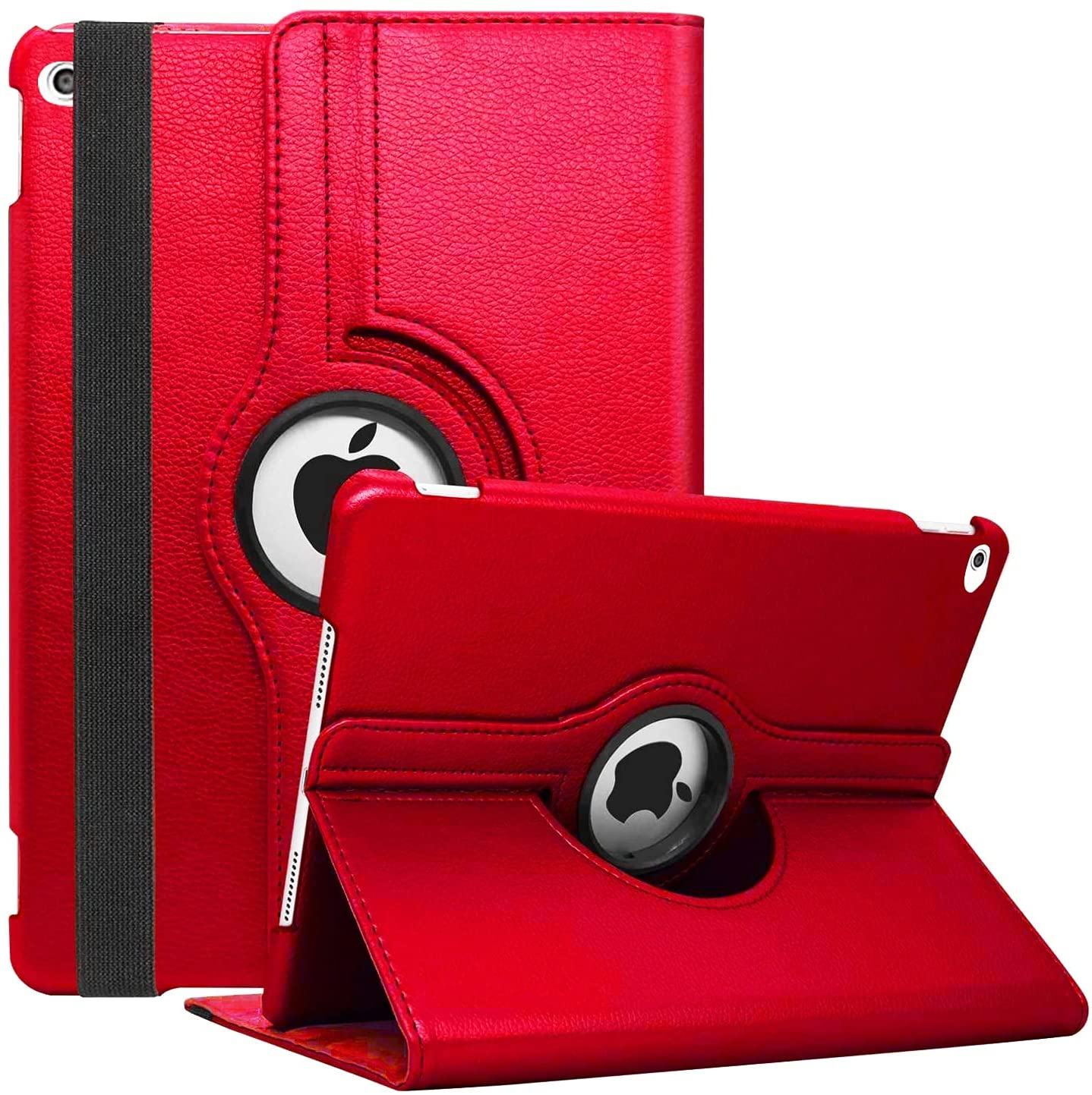 Premium iPad Case 360 Rotating Stand PU Leather Smart Cover Protective Tablet Case Multi Angle Viewing