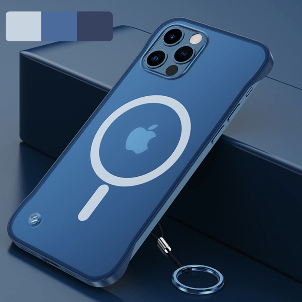 Premium iPhone Case MagSafe Compatible Transparent Ultra Thin Shockproof Protective Cover Frameless Clear Design Camera Lens Protection Slim Profile